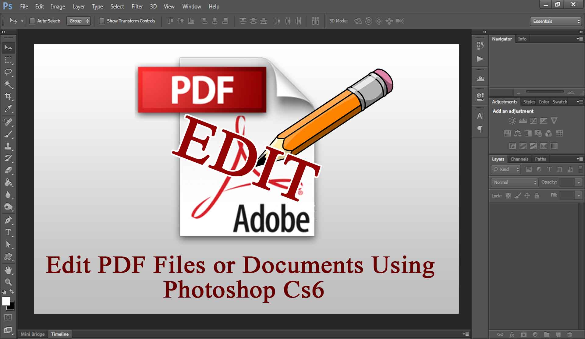 how to edit a pdf file